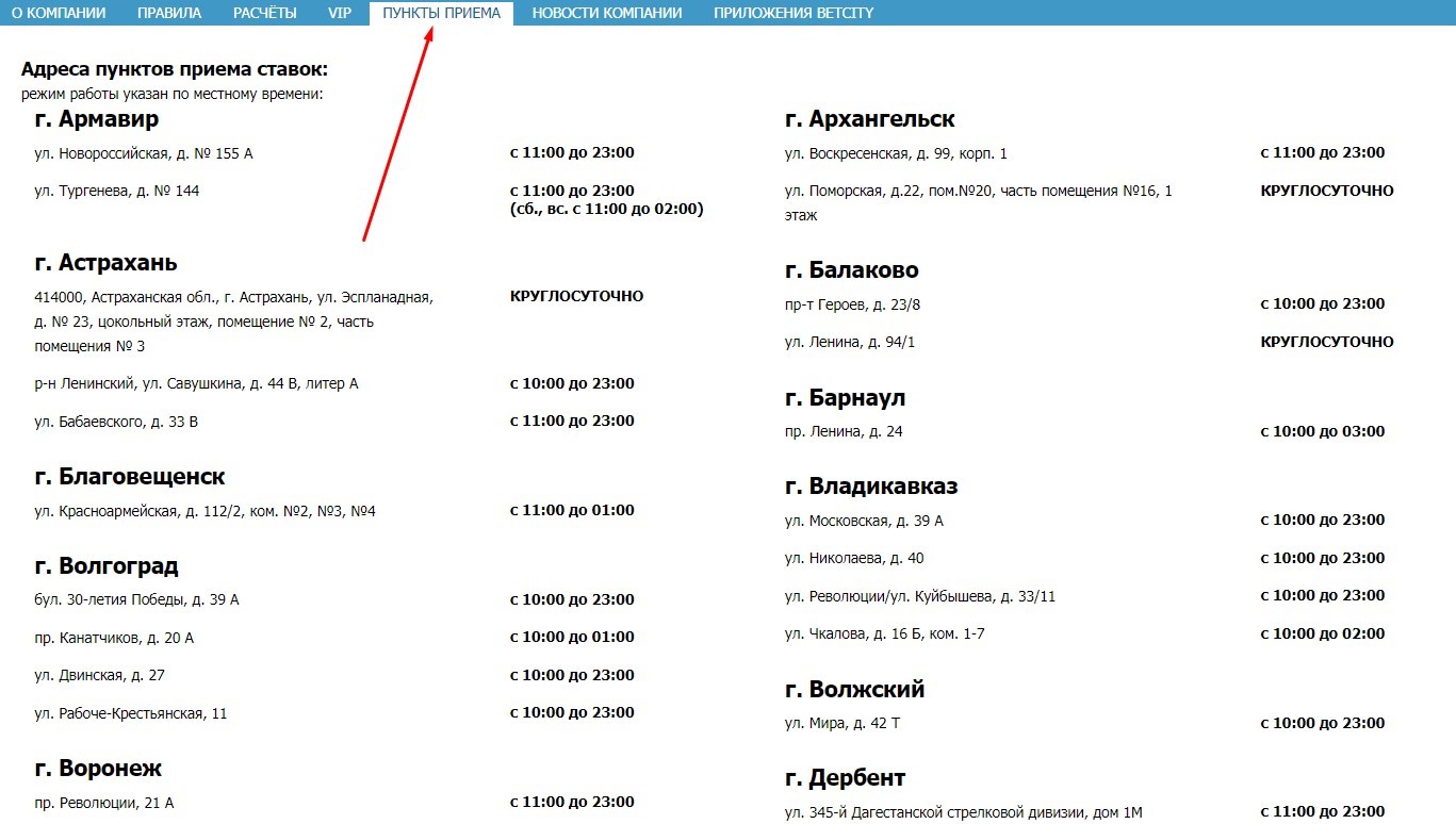 Официальный сайт букмекерской конторы www betcity ru - ППС
